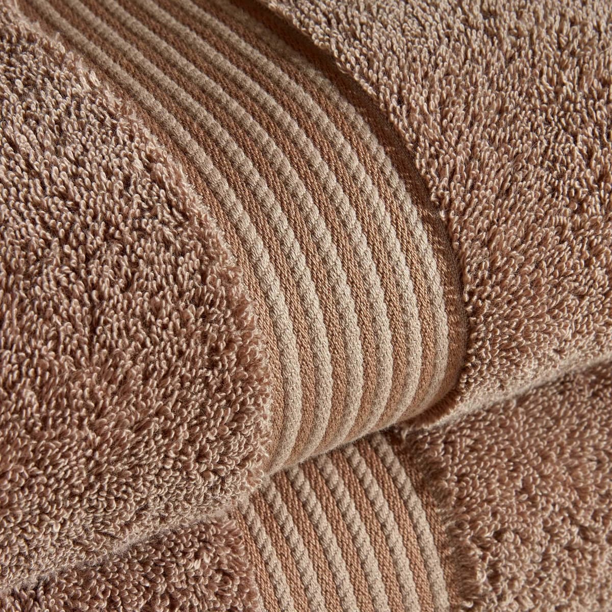Christy Supreme Hygro 6 Piece Towel Set | Mocha Brown | 100% Luxury Supima Cotton | Ultra Soft | Super Absorbent | 650GSM | 2 Bath Towels 2 Hand Towels 2 Face Cloths — view 3
