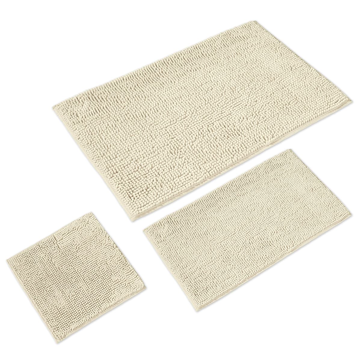 WohnDirect Alfombra Baño Gris 45x45cm • Alfombrilla baño Antideslizante y Lavable • Cómoda Y Súper Absorbente — view 103