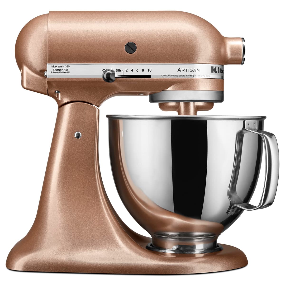 KitchenAid Artisan Series 5 Quart Tilt Head Stand Mixer with Pouring Shield KSM150PS, White — view 28
