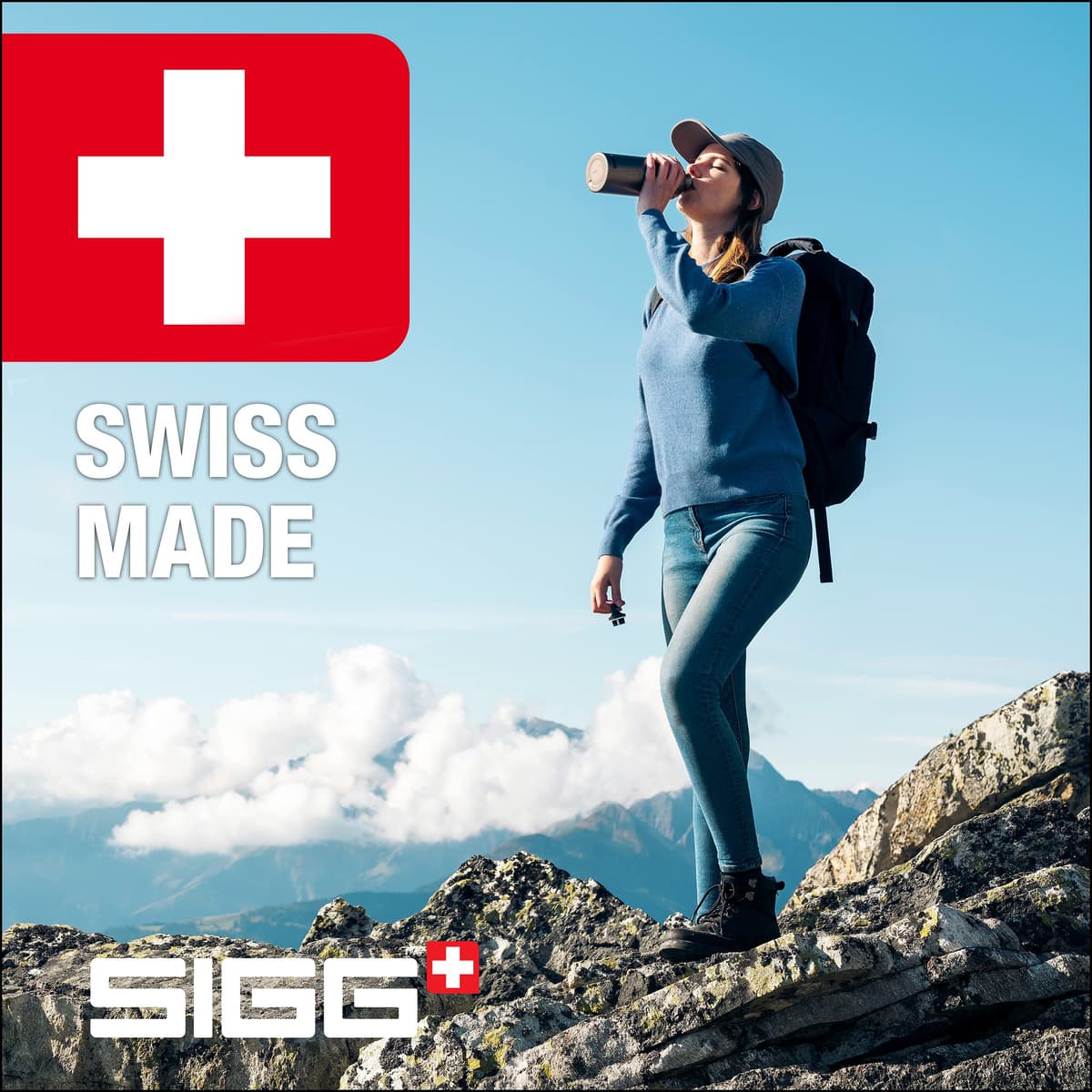 Sigg - Botella de aluminio - Traveller - Certificación Clima Neutral - Apta para bebidas carbonatadas - A prueba de fugas - Ligera como una pluma - Sin BPA - 0,6L / 1L /1,5L — view 5