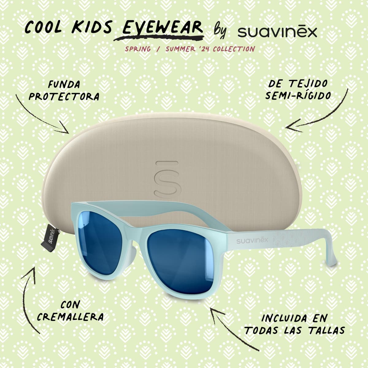 Suavinex, Gafas de Sol para Bebés de 12 a 24 Meses, Polarizadas, con Filtro UV 400, Cat. 3, 100% Protección Rayos UVA y UVB, con Funda Incluida, Muy Flexibles y Ligeras — view 8