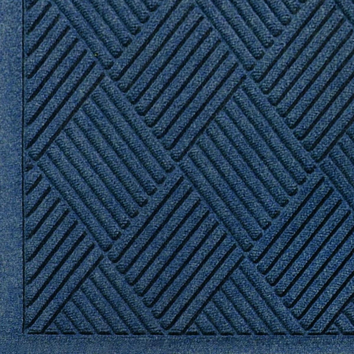 M+A Matting - 221580034 WaterHog Fashion Diamond-Pattern Commercial Grade Entrance Mat, Indoor/Outdoor Medium Brown Floor Mat 4' Length x 3' Width, Bluestone by — view 3