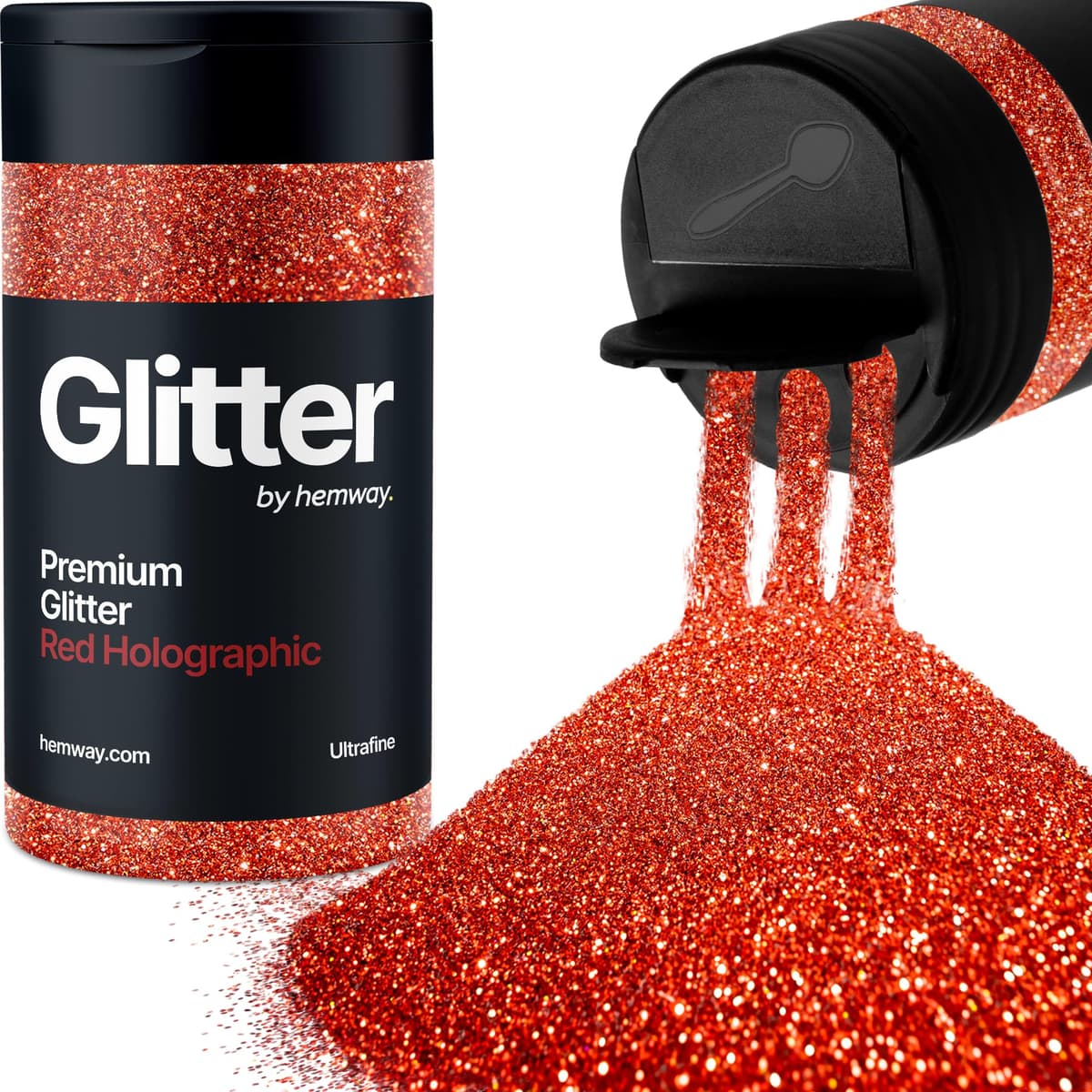 Light Rose Gold Glitter Shaker, 130g Ultrafine Glitter, Crafts 1/128" Metallic Flake Light Rose Gold Sequins, Resin & Epoxy Crafts, Decorating, Halloween, Christmas Nail, Face, Hemway — view 145
