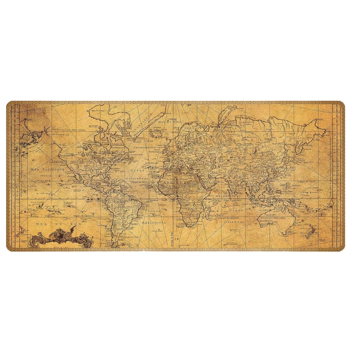 Silent Monsters Mouse Mat XX Large 35 x 16 inches / 90 x 40 cm, Sloth Follow Your Dreams, system Stitched Edges, Office/Gaming Mousemat, Mousepad non-slip & quiet, Desk Mat XXL — view 69