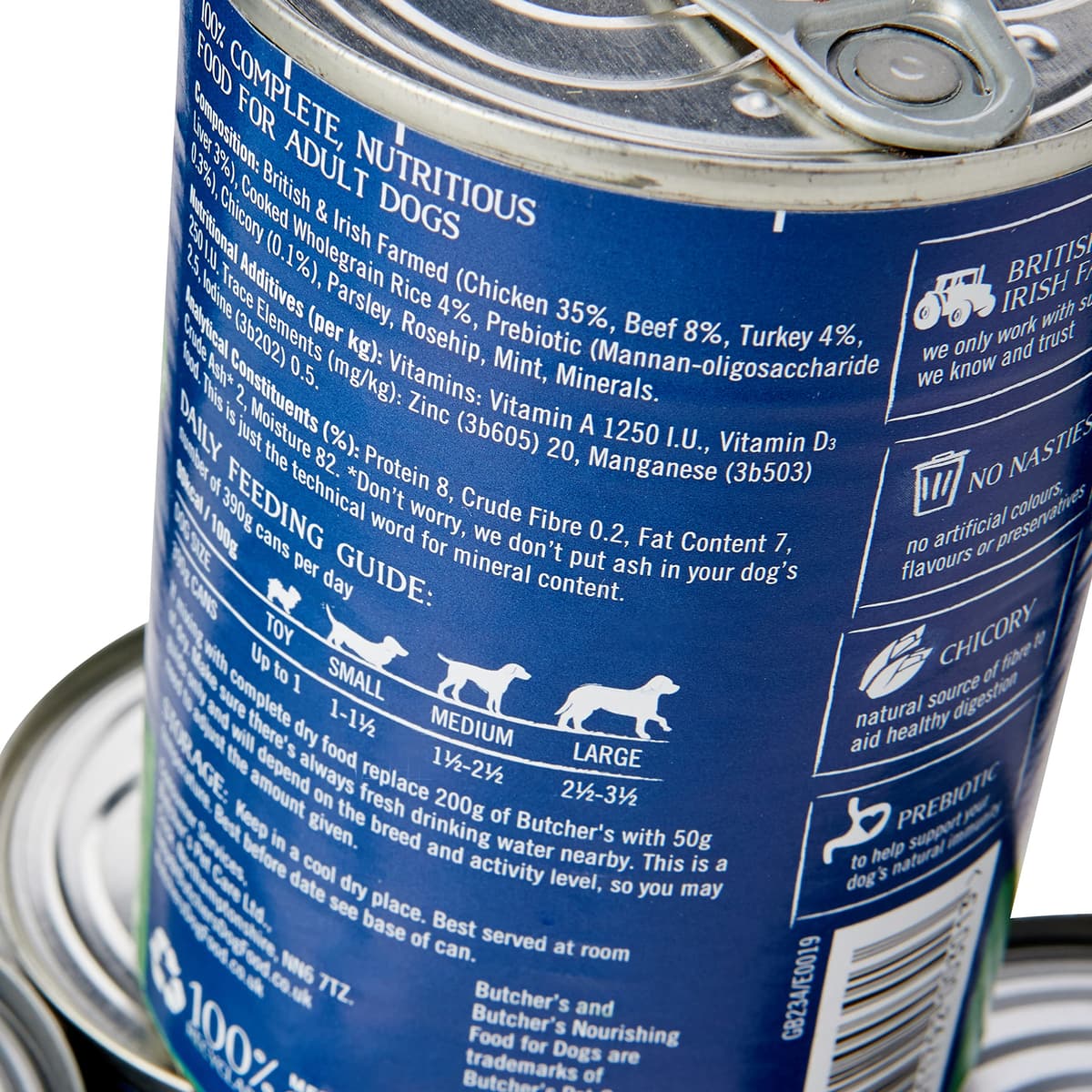 Butcher's Complete Wet Can Adult Dog Food Simply Gentle Loaf Pack 6x390g - Chicken, Salmon & Turkey — view 3