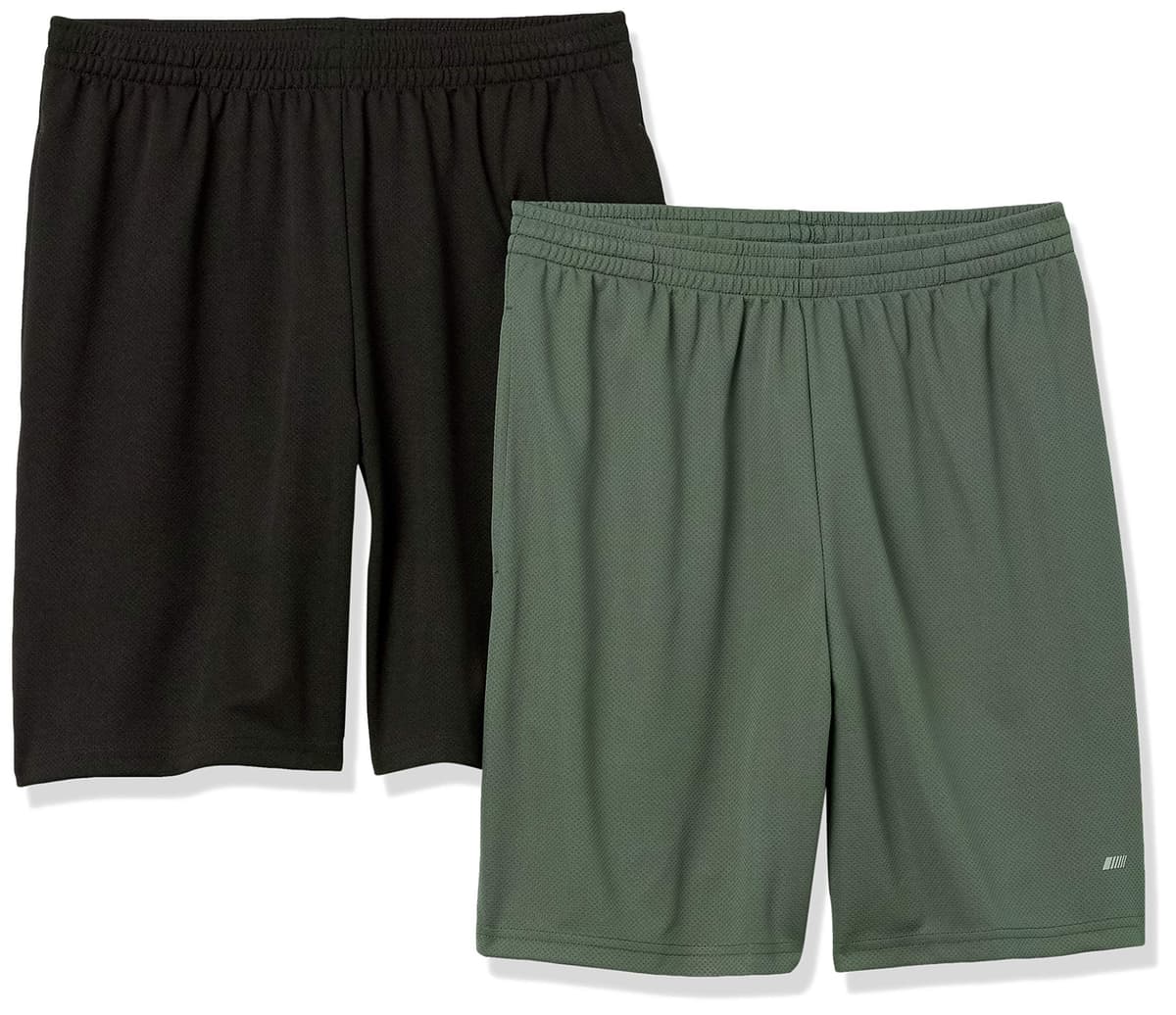 Amazon Essentials Pantalones Cortos de Entrenamiento de Corte Suelto de Alto Rendimiento para Gimnasio y Baloncesto Hombre, Pack de 2 — view 15