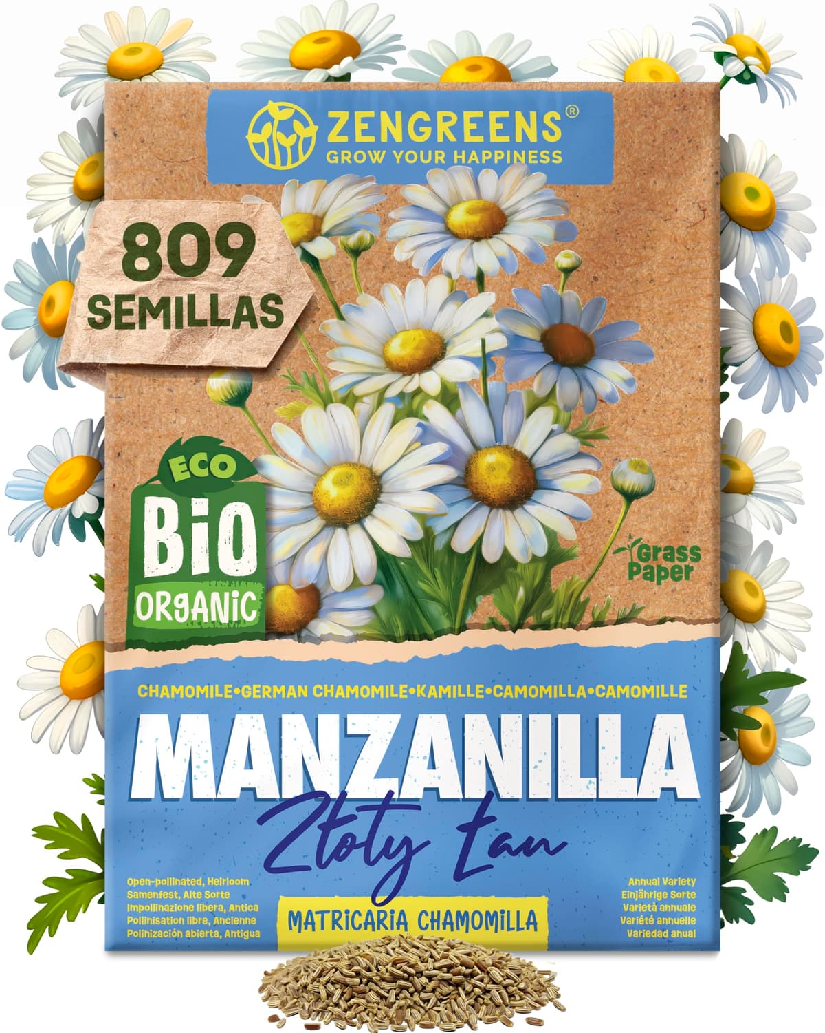 ZenGreens® - Set de semillas de hierbas medicinales y para infusiones eco - 10 variedades para cultivar fácilmente en el jardín, balcón o parterre elevado - Sementes verduras — view 24