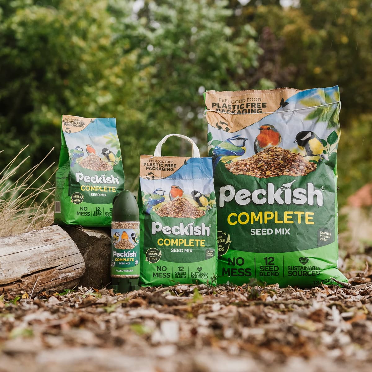 Peckish 60051333 Complete Seed and Nut Mix for Wild Birds, Green,3.5kg — view 3