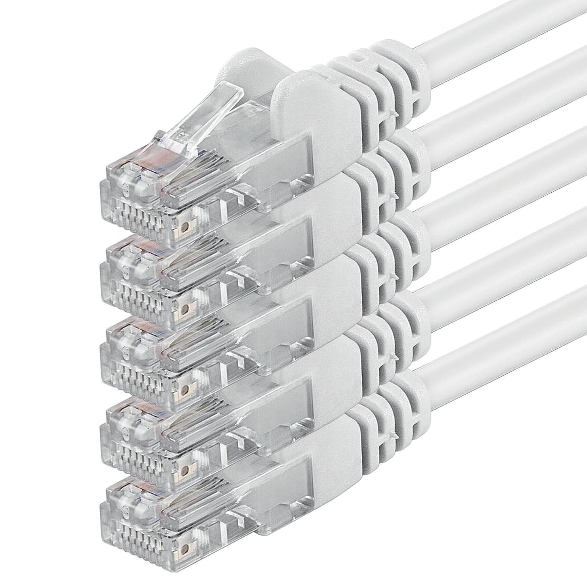 1aTTack.de 0.25m - black - 10 pieces - (PACK) - CAT.6 CAT6 Ethernet LAN network cable 1000 Mbit/s patch cable — view 132