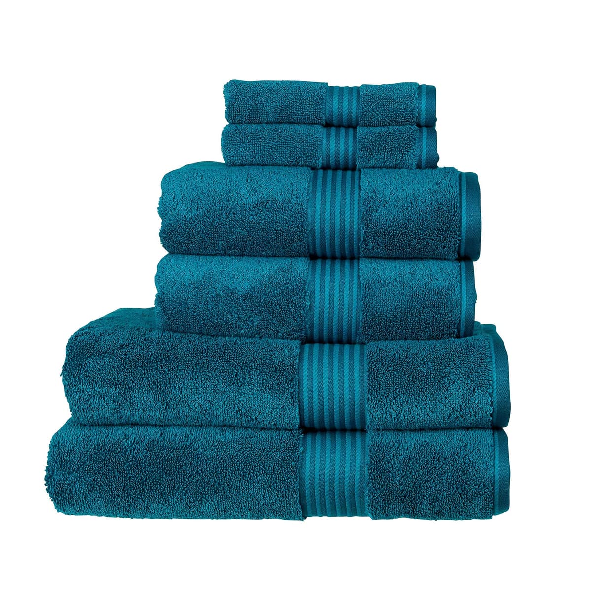Christy Supreme Hygro 2 Hand Towels Set | Mineral Blue | 100% Luxury Supima Cotton | Ultra Soft | Super Absorbent | 650GSM | Plush and Long Lasting — view 104
