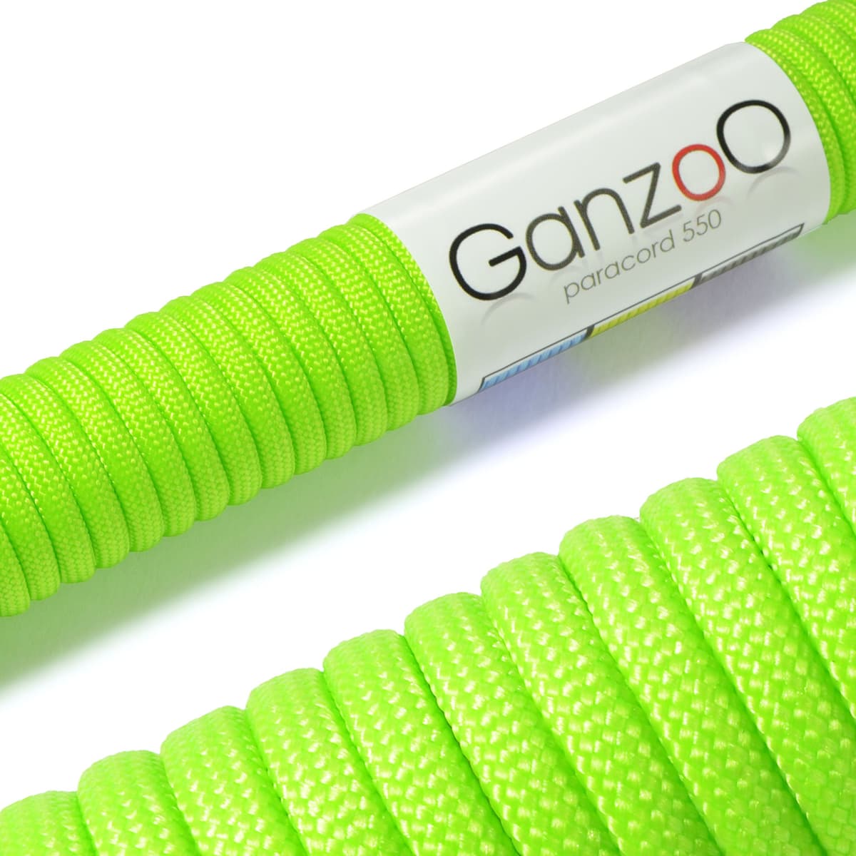 Ganzoo Paracord 550, Cuerda de 4 mm, 30 Metros, Poliéster, Tipo 3-7 Hilos Interiores, Correa de Perro Collar Pulsera, Camping Supervivencia y Cuerda Multiusos, Verde Oscuro — view 39