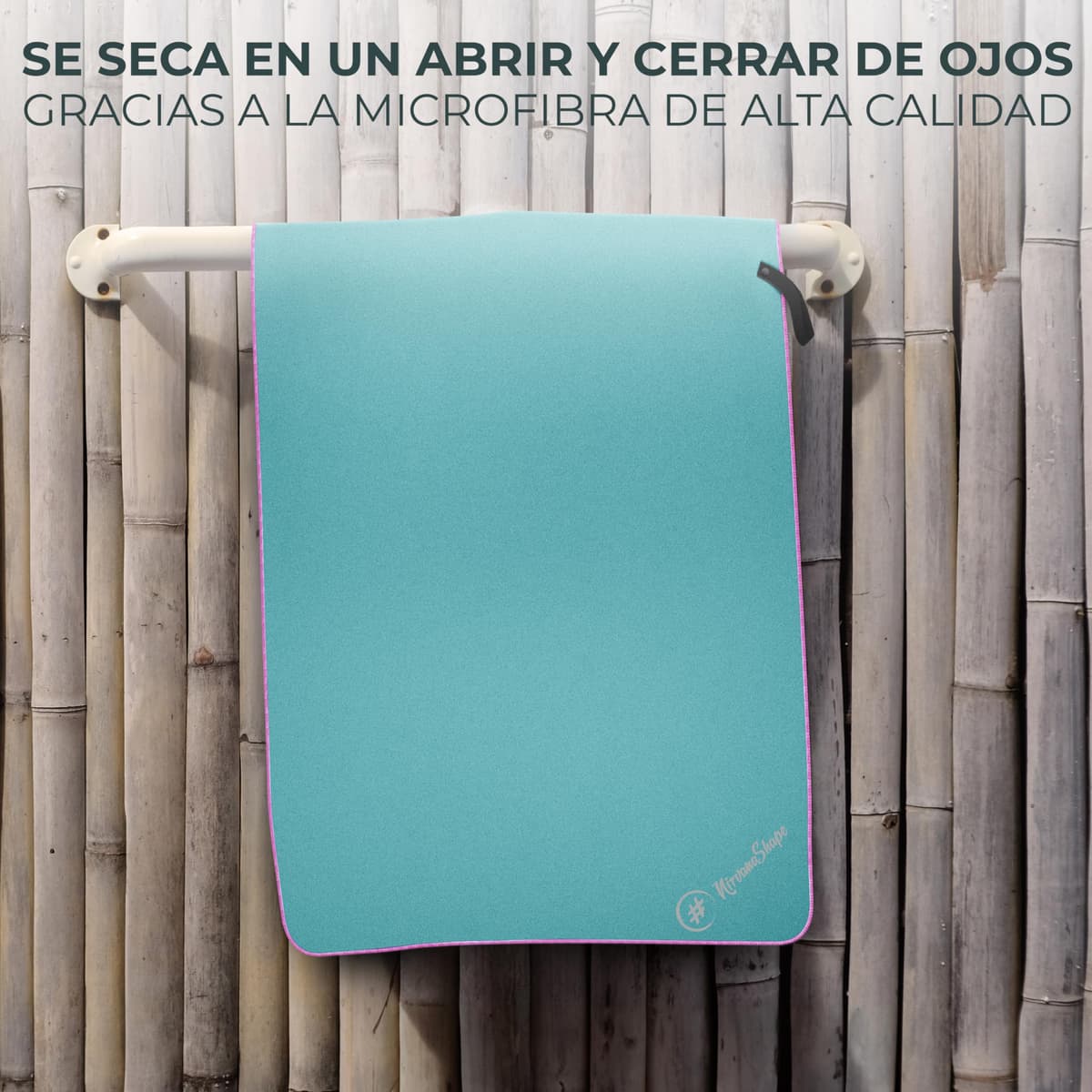 NirvanaShape Toalla de Microfibra | 14 Colores | 8 Dimensiones | Toalla de Viaje Ligera, Absorbente y de Secado Rápido | Toalla de Baño para Viajes | Ideal para Playa, Camping, Yoga y Sauna — view 3
