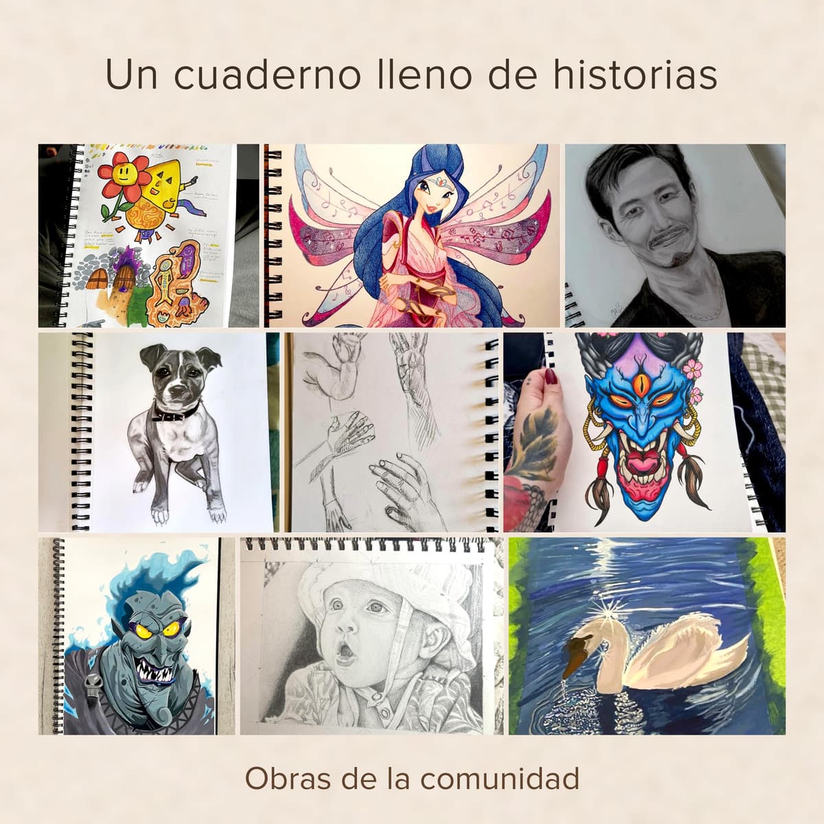 Cuaderno de Bocetos de Artista A4 - Tapa Dura, Papel muy Grueso de 200 gm2 - Encuadernado en Espiral para Niños, Profesionales, Dibujar y Hacer Bocetos - 21x29 cm, 40 hojas, 80 Páginas — view 6