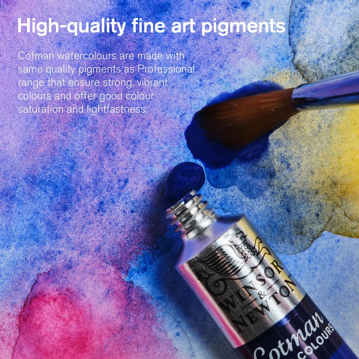 Winsor & Newton Cotman - Tubo Acuarela, 21 Ml, Negro De Humo — view 3