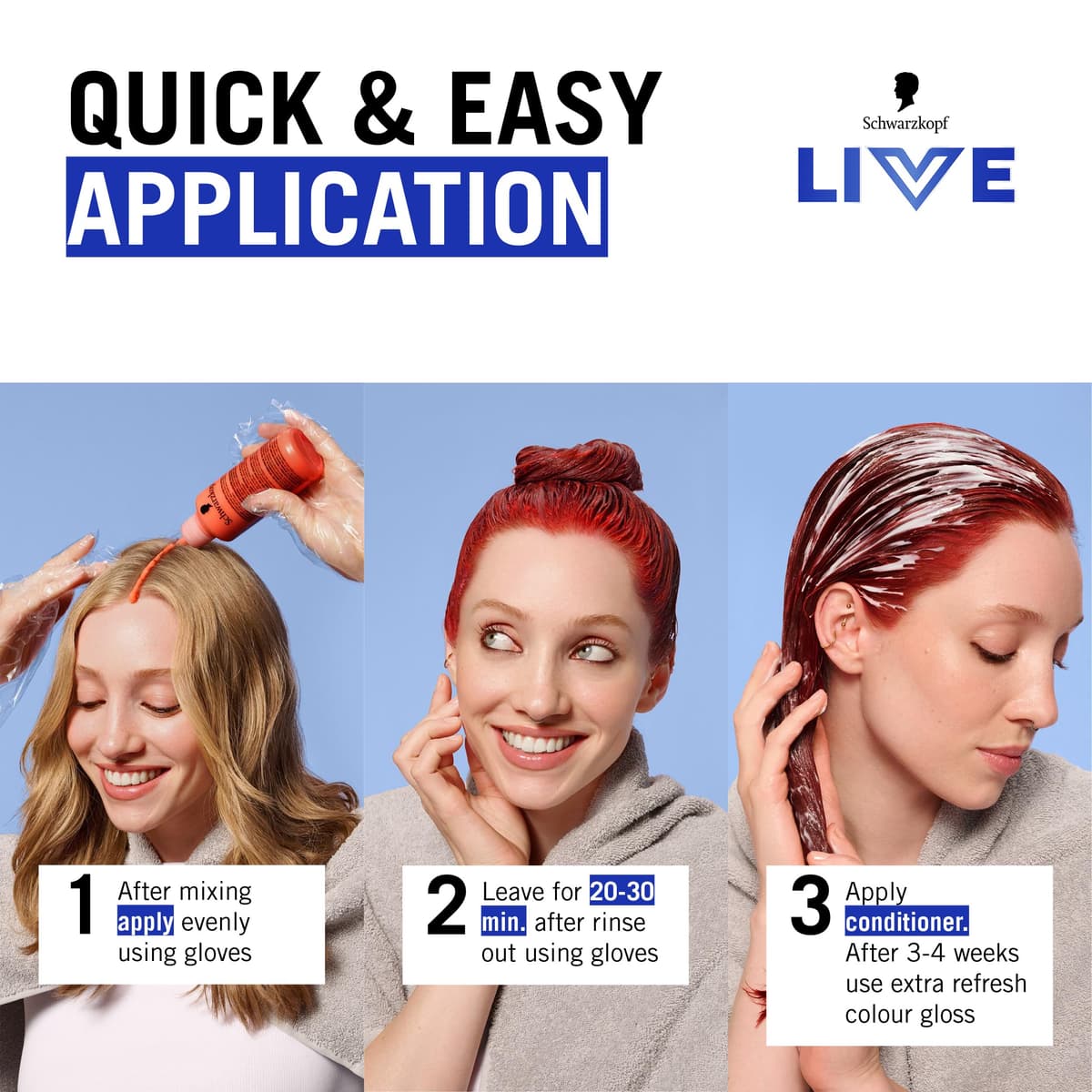 Schwarzkopf LIVE Intense Colour B11 Frosty Blonde, Long-lasting Permanent Blonde Hair Dye, For Lighter Hair, With Extra No-Brassiness Gloss — view 7
