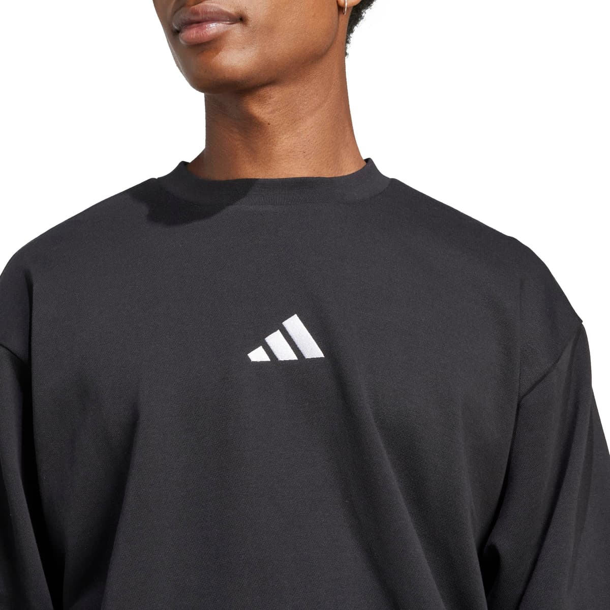 Adidas Hombre Essentials FEELCOZY Fleece Sweatshirt — view 4