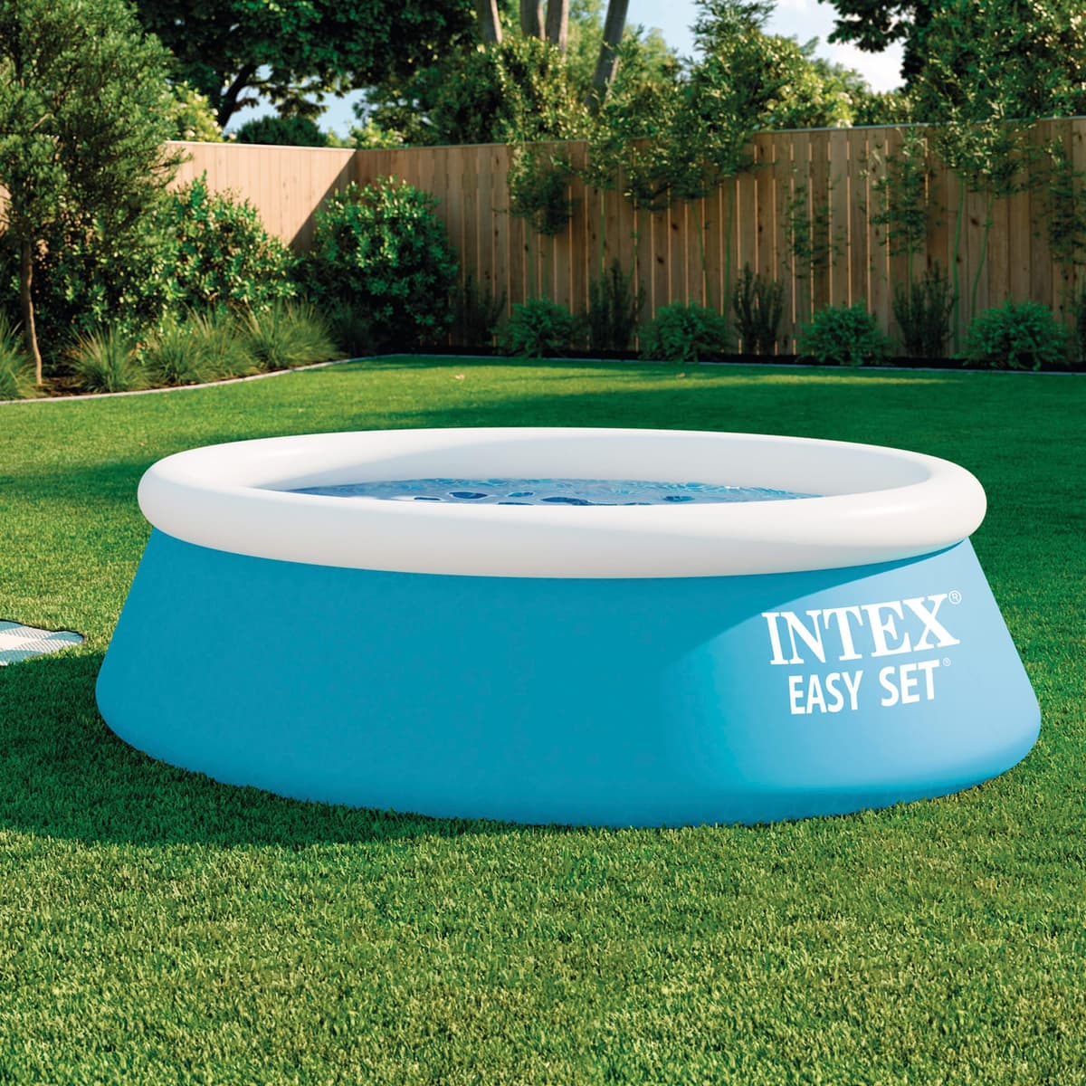 Intex 6ft x 20in Easy Set Swimming Pool #28101, Blue — view 2