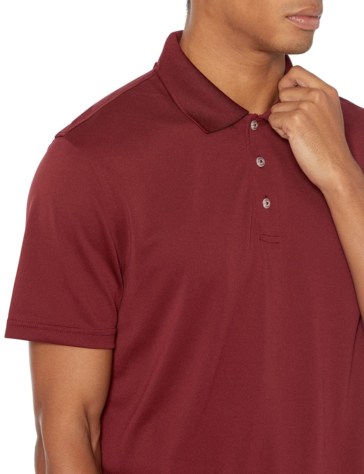 Amazon Essentials Polo de Golf de Secado Rápido de Ajuste Entallado - Colores interrumpidos Hombre — view 3