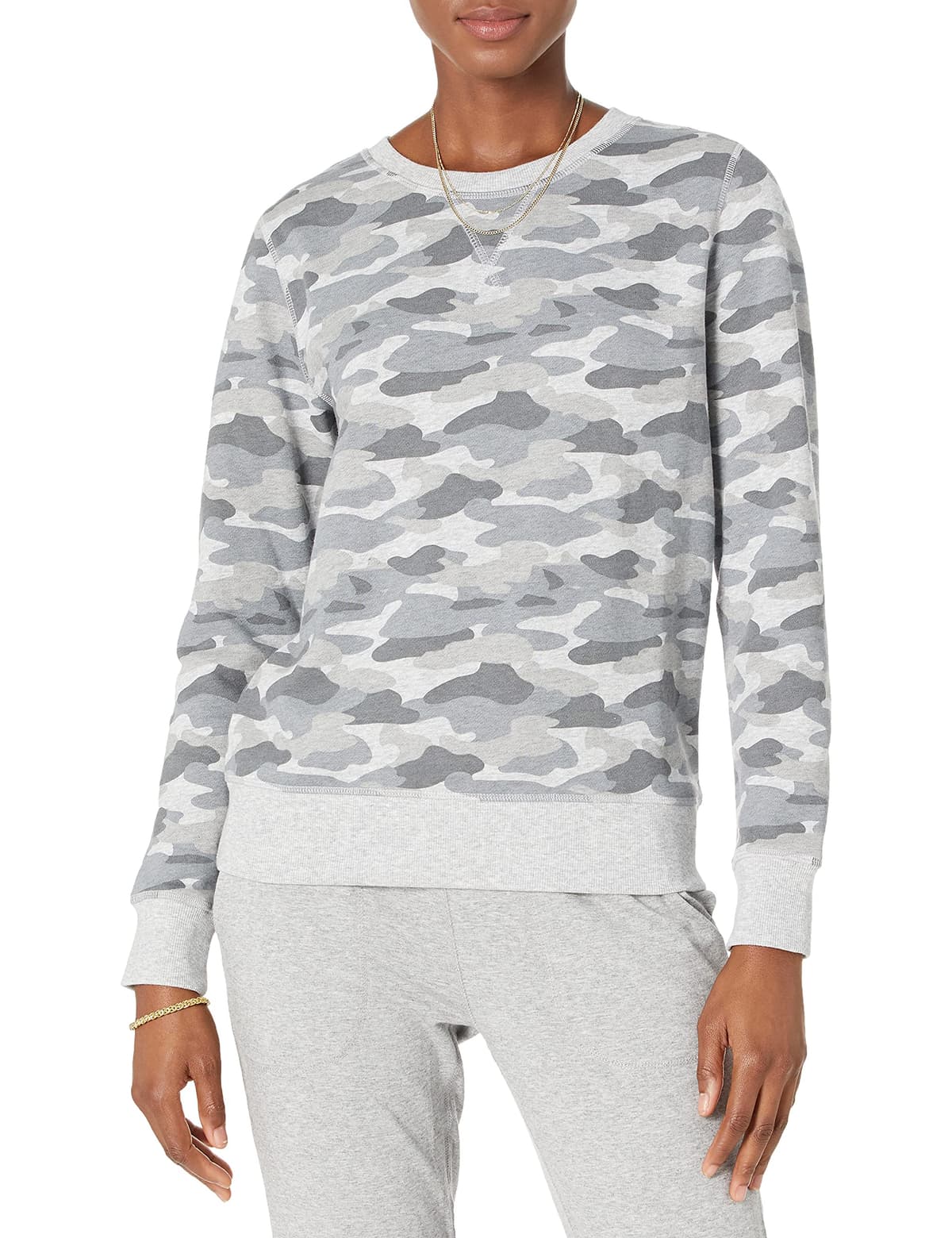 Amazon Essentials Mujer Sudadera con Cuello Redondo de Forro Polar (Disponible en Tallas Grandes) — view 112