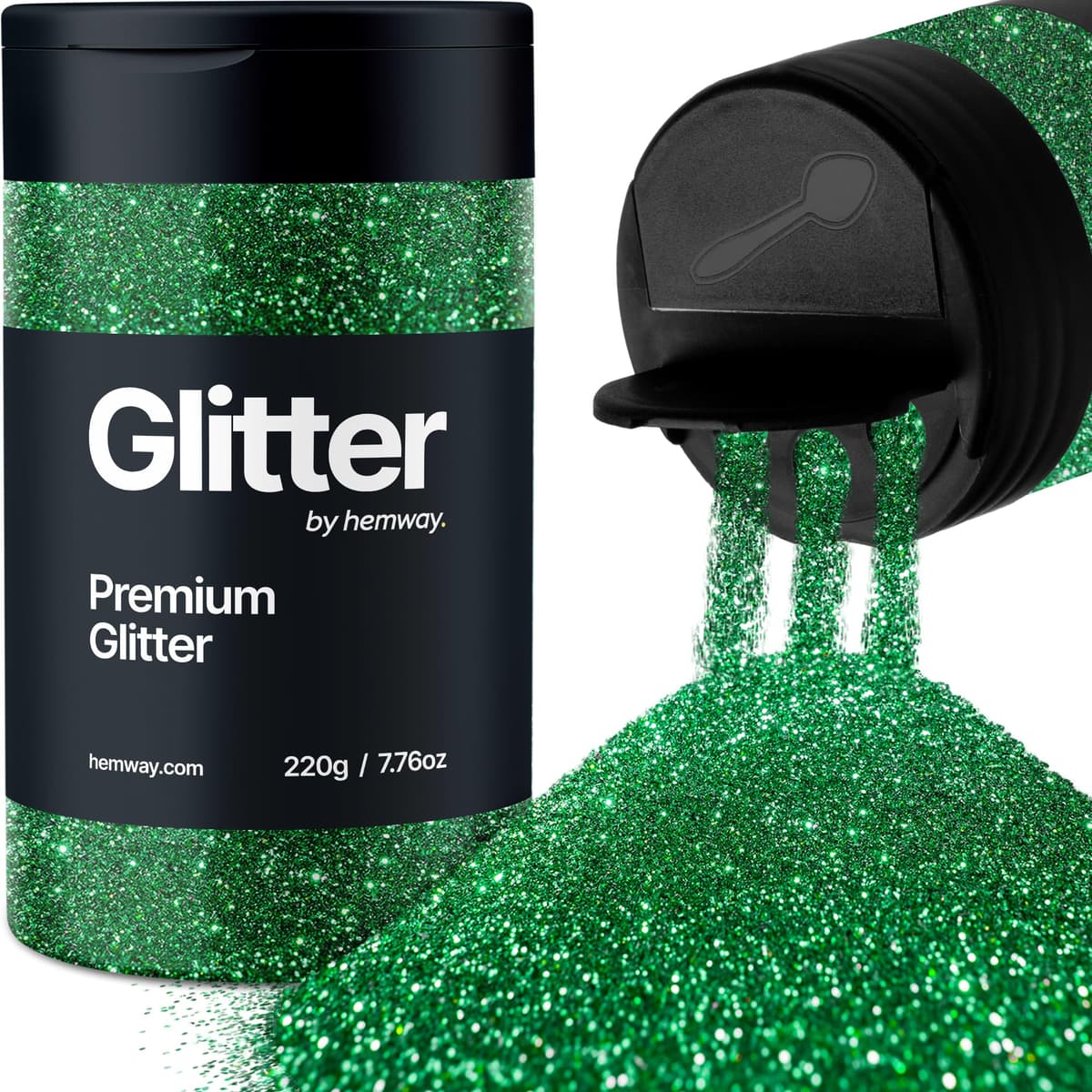 Light Rose Gold Glitter Shaker, 130g Ultrafine Glitter, Crafts 1/128" Metallic Flake Light Rose Gold Sequins, Resin & Epoxy Crafts, Decorating, Halloween, Christmas Nail, Face, Hemway — view 267