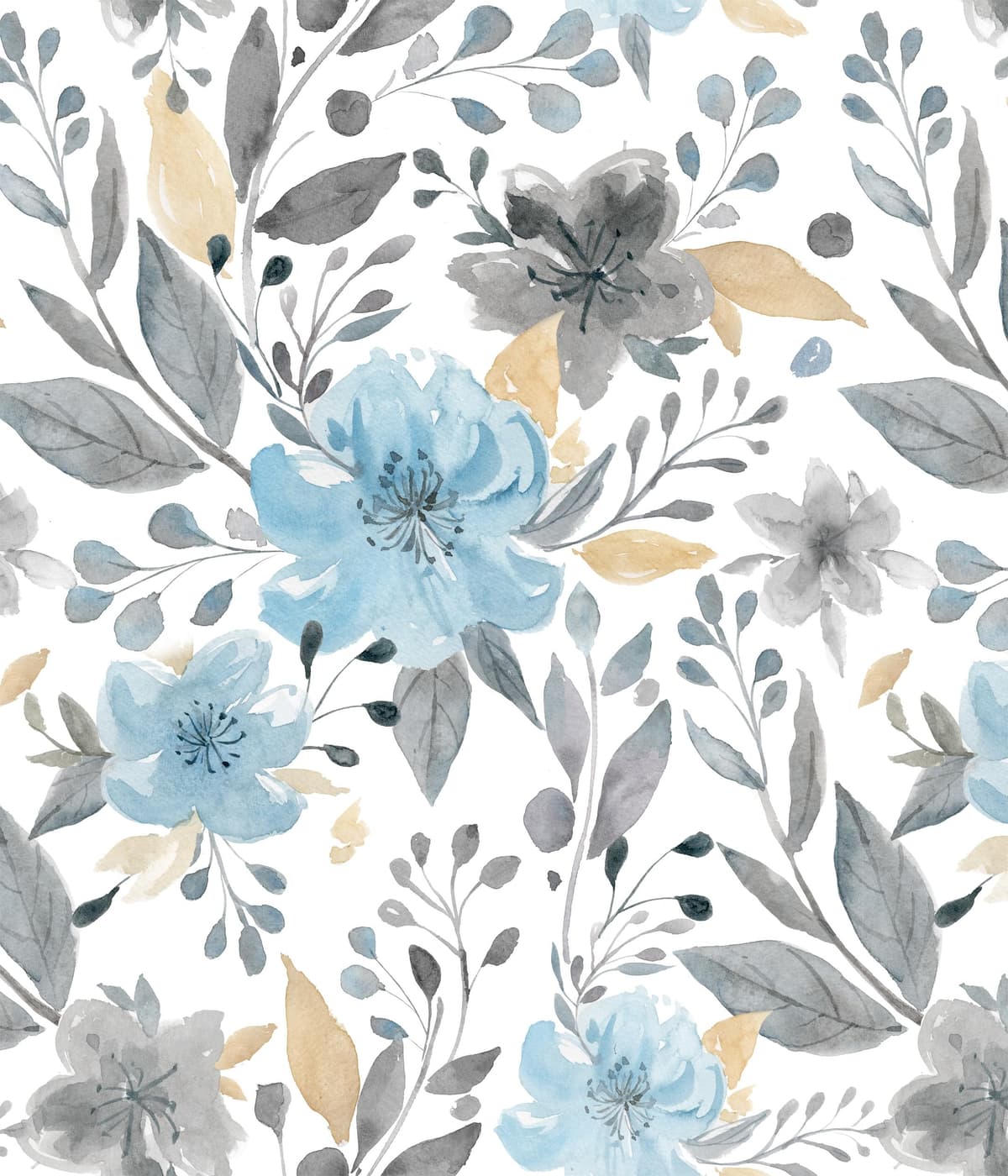 myforHD Papel Pintado Autoadhesivo Flores Papel de Pared Papel Adhesivo para Muebles Removible Impermeable Estilo Retro Vinilo PVC Pegatina Decorativos Pared Salon Papel Pared Dormitorio — view 13