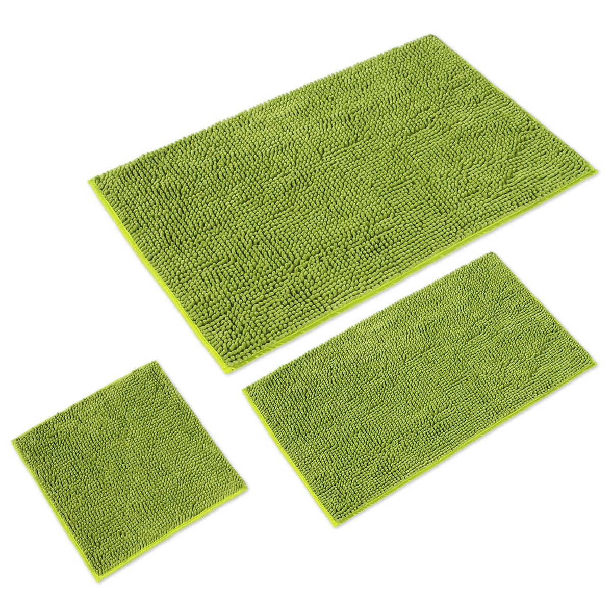 WohnDirect Alfombra Baño Gris 45x45cm • Alfombrilla baño Antideslizante y Lavable • Cómoda Y Súper Absorbente — view 62