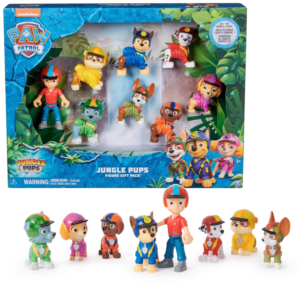 Paw Patrol Patrulla Canina - Pack 7 Coches Pup Squad Racers: Chase, Marshall, Skye, Rubble, Rocky, Zuma y Roxi - Patrulla Canina Juguetes - Regalo Niño 3 años + - Juguetes Niños 3 años — view 8