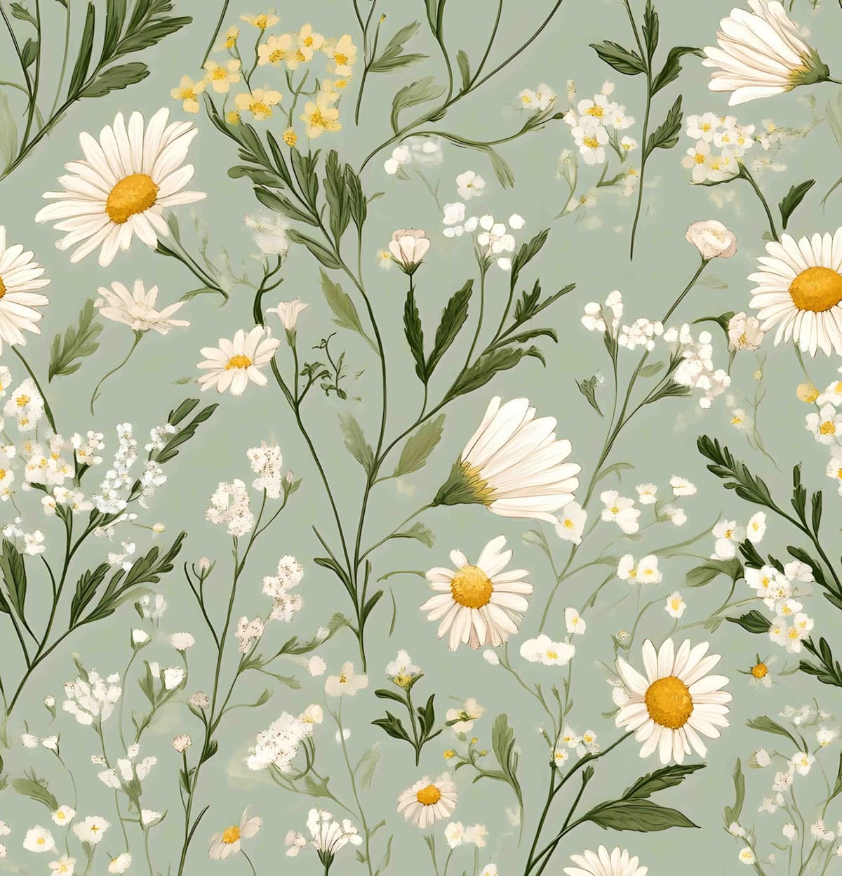 myforHD Papel Pintado Autoadhesivo Flores Papel de Pared Papel Adhesivo para Muebles Removible Impermeable Estilo Retro Vinilo PVC Pegatina Decorativos Pared Salon Papel Pared Dormitorio — view 34