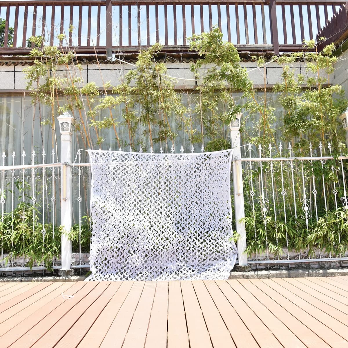 150D Malla Camuflaje Red Caza Estor para Caza Parasol Decoración Valla Fiesta — view 3