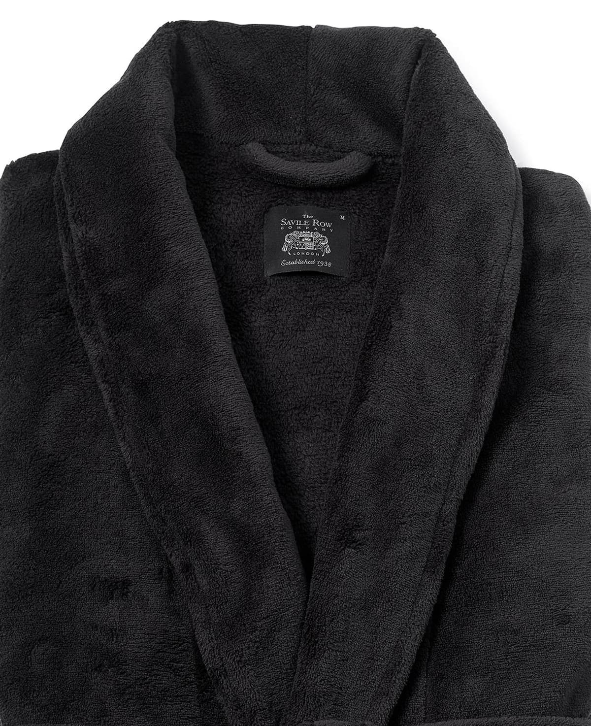 THE SAVILE ROW COMPANY LONDON Men's Lightweight Super Soft Warm Fleece Dressing Gown — view 2