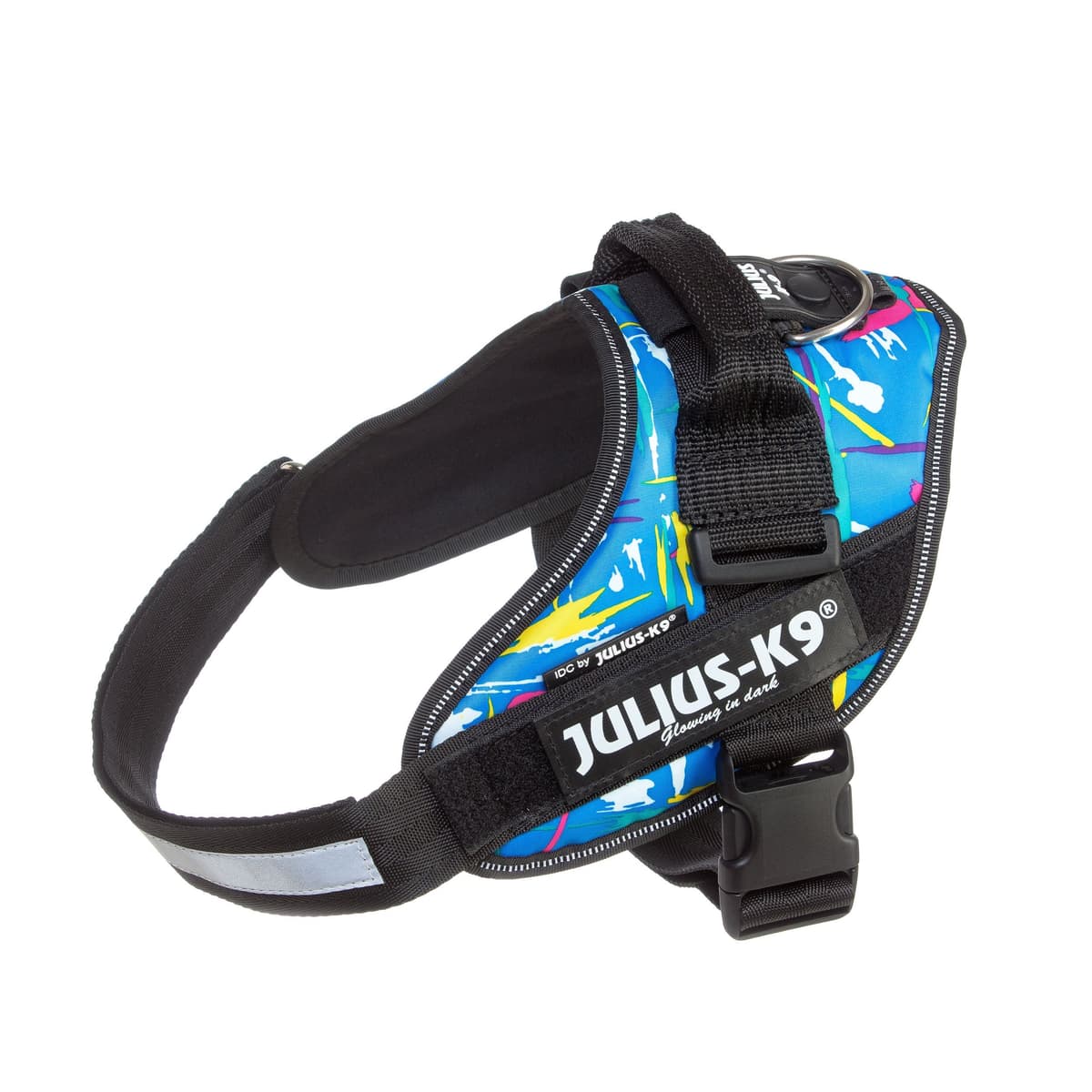 Julius-K9, 16IDC-AM-M, IDC Powerharness, dog harness, Size: Mini, Aquamarine — view 386