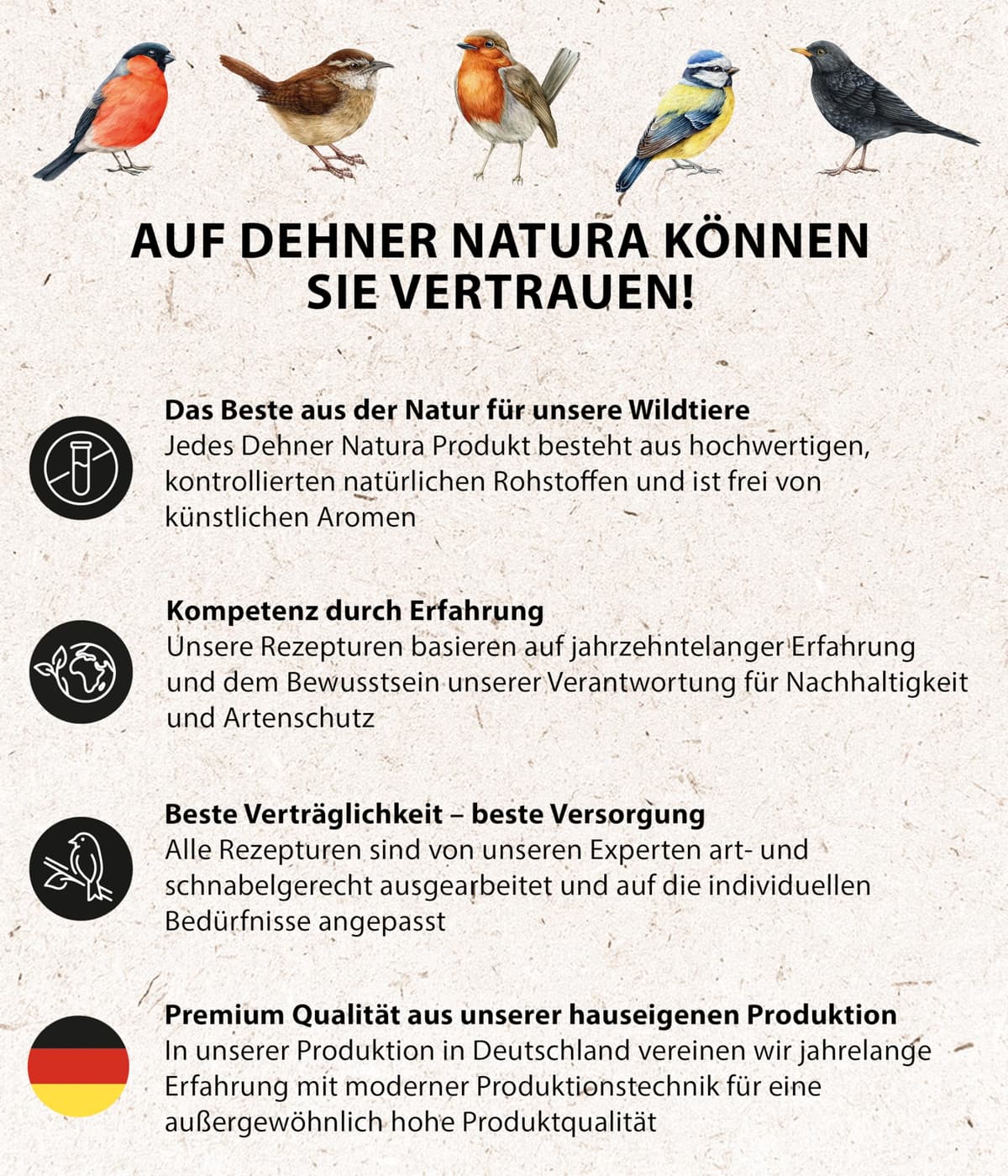 Dehner Natura Premium - Bola de Masa para carbonero con Red, Bolas de Insectos, alimento para Aves Silvestres Durante Todo el año, Rico en proteínas, Alto en energía, 30 Unidades de 90 g (2,7 kg), — view 4
