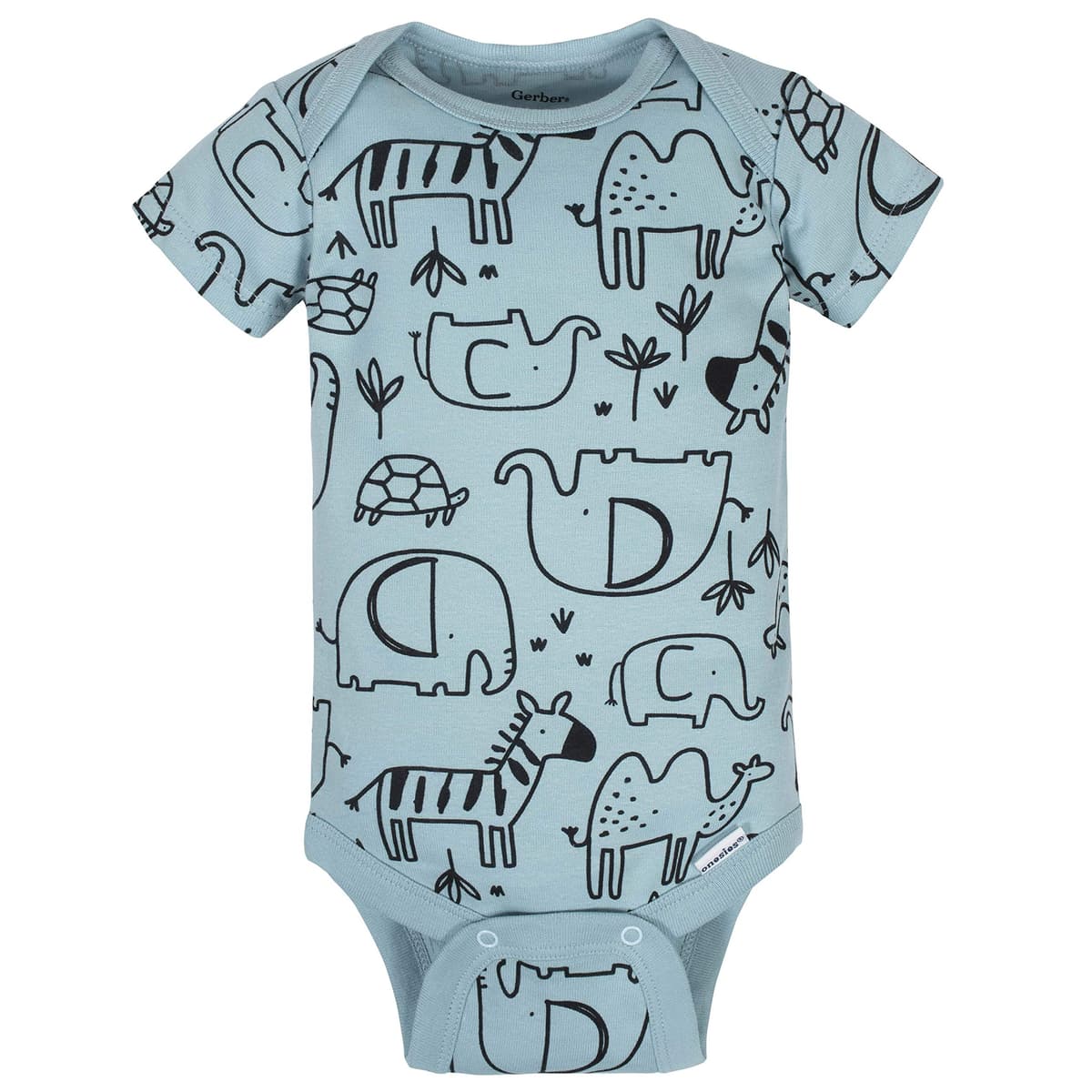 Gerber 8-pack Short Sleeve Onesies Bodysuits Juego de camiseta para bebés Unisex bebé (Pack de 8) — view 3