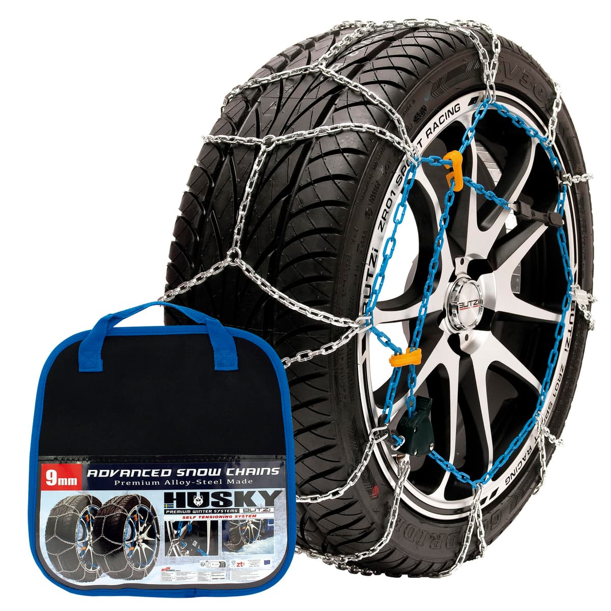 S SUMEX BZCH110 Butzi Cadenas de Nieve. 9 mm. O-Norm. KN110 (Juego de 2)