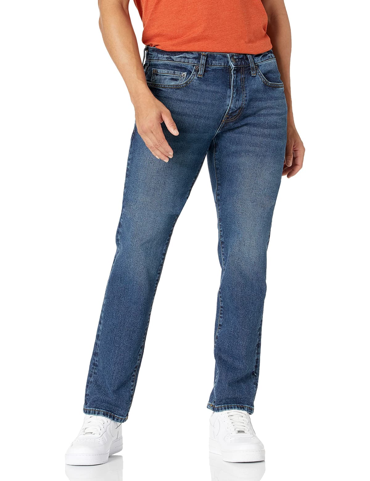Amazon Essentials Hombre Vaqueros Ajustados - Colores interrumpidos — view 14