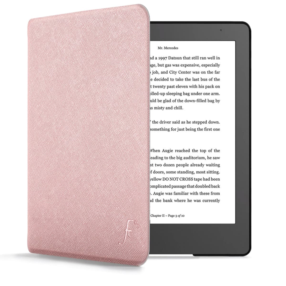 Forefront Cases Funda para Kobo Aura Edition 2 (Modelo: N236, 2016) - Delgado, Ligera y Protectora Funda para Kobo Aura Edition 2 (6") - Smart Auto Sueño Estela Función (Carcasa) - Negro — view 9
