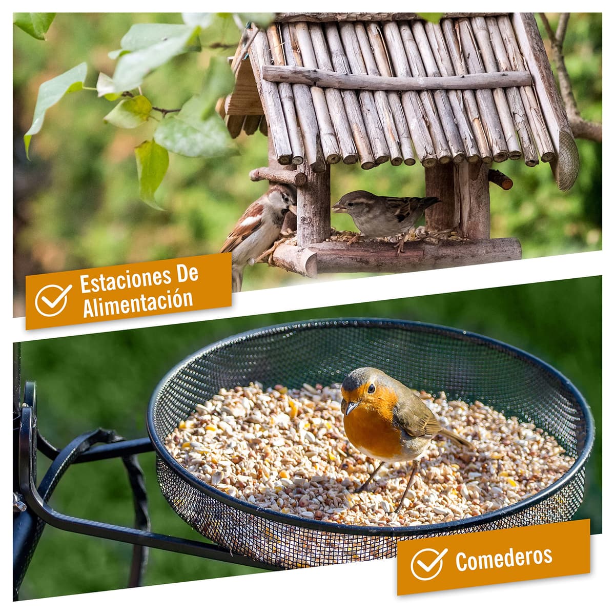 wildtier herz I Alimentación para Pájaros - sin Cáscara - Consistencia Fina (5kg) I Comida de Aves para Alimentos - Alimento para Aves — view 6