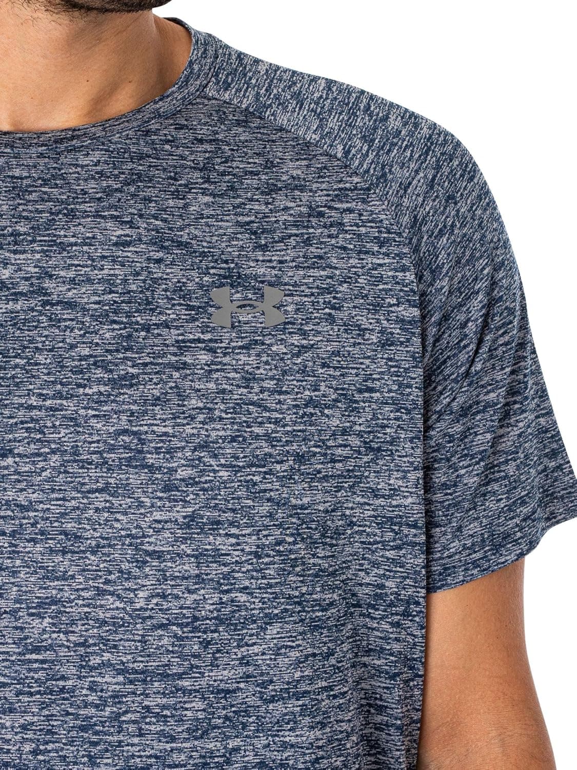 Under Armour Men's Tech 2.0 Short Sleeve T-Shirt Academy / / White L — view 3