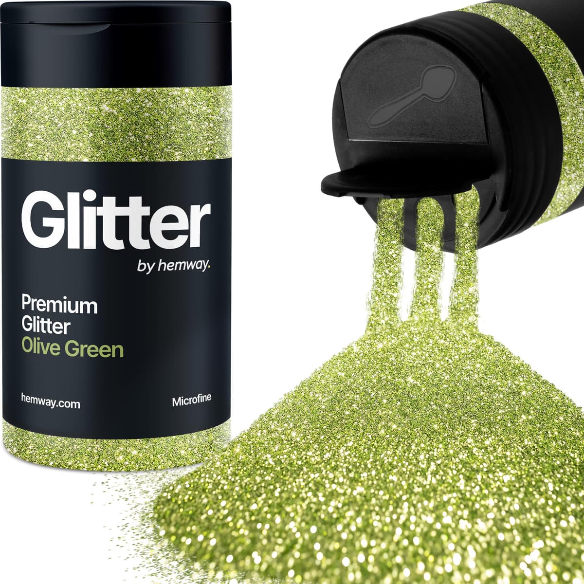Light Rose Gold Glitter Shaker, 130g Ultrafine Glitter, Crafts 1/128" Metallic Flake Light Rose Gold Sequins, Resin & Epoxy Crafts, Decorating, Halloween, Christmas Nail, Face, Hemway — view 104