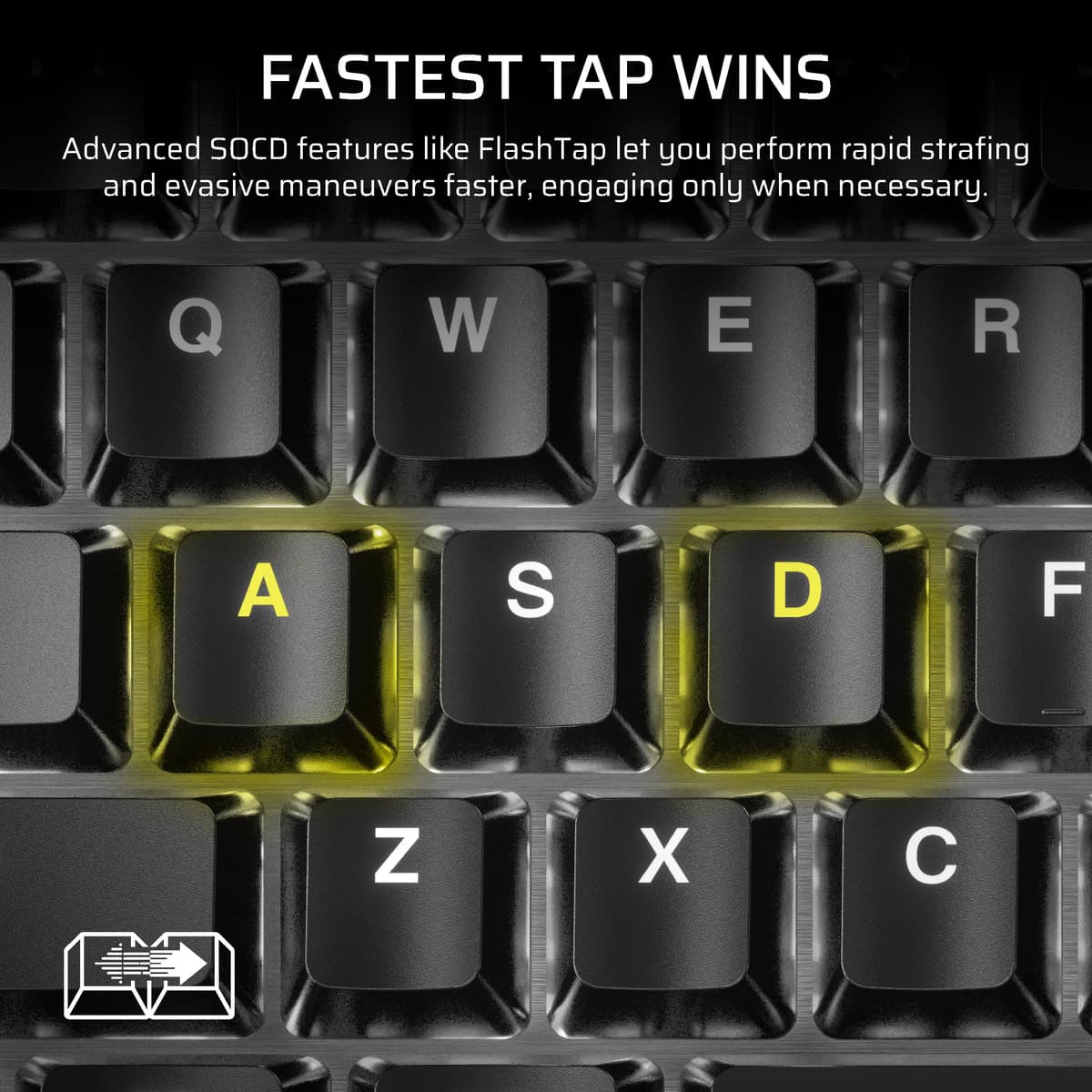 CORSAIR K70 CORE RGB Mechanical Wired Gaming Keyboard with Palmrest – Pre-Lubed MLX Red Linear Switches, SOCD, ABS Painted Keycaps, Sound Dampening, Media Control Dial, QWERTY UK – Black — view 4