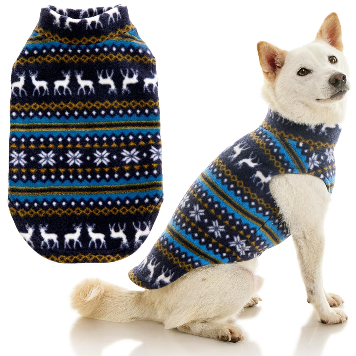 Gooby Stretch Fleece Pull Over Cold Weather Dog Vest, 2X-Large, Black — view 37