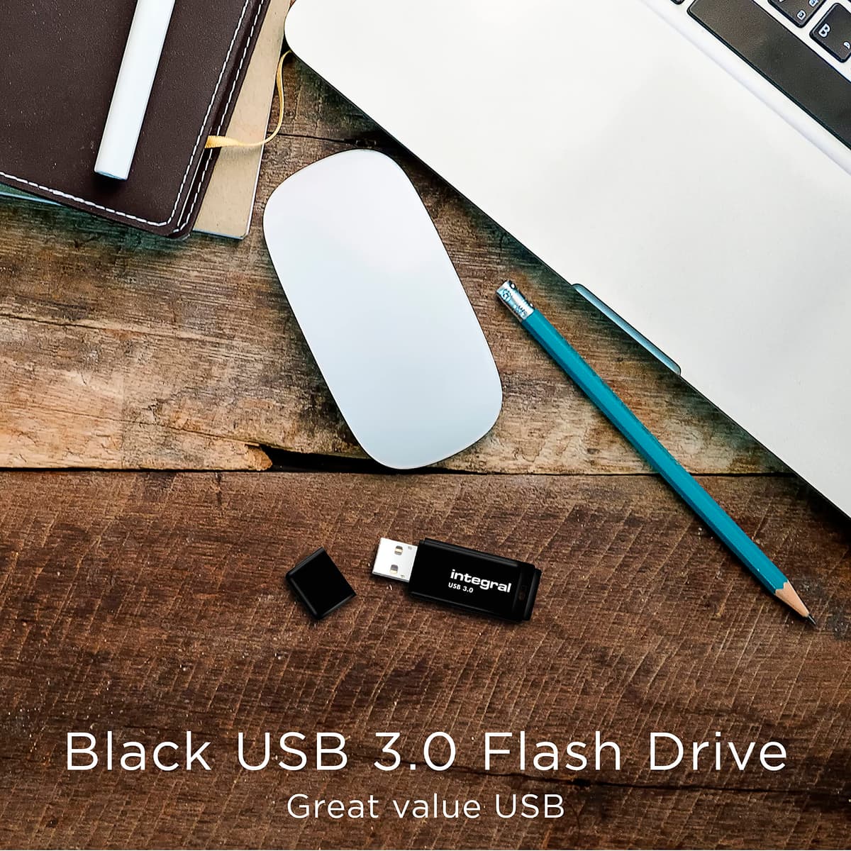 Integral 256GB Black USB 3.0 Gen 1 Super Speed Fast Memory Flash Drive — view 5