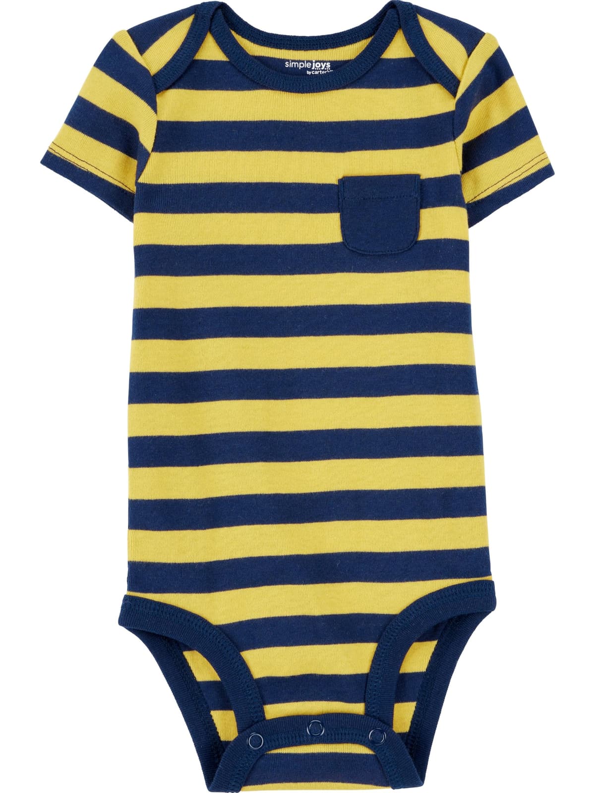 Simple Joys by Carter's Baby Boys Short Sleeve Bodysuit Bodysuit (Pack of 6) — view 3