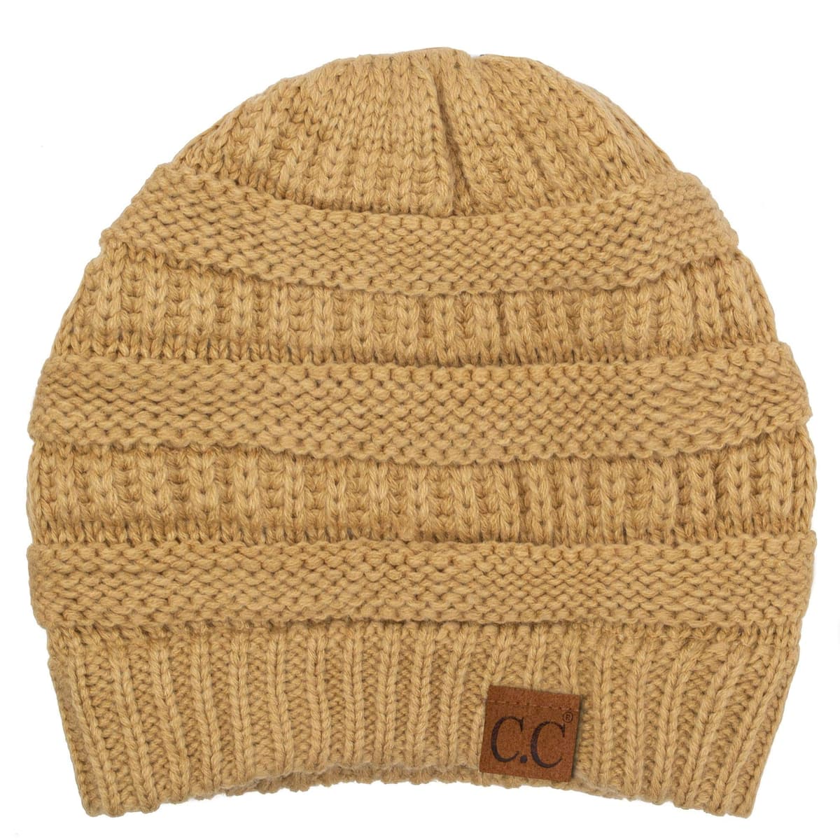 Warm Chunky Soft Stretch Cable Knit Beanie Skully — view 55