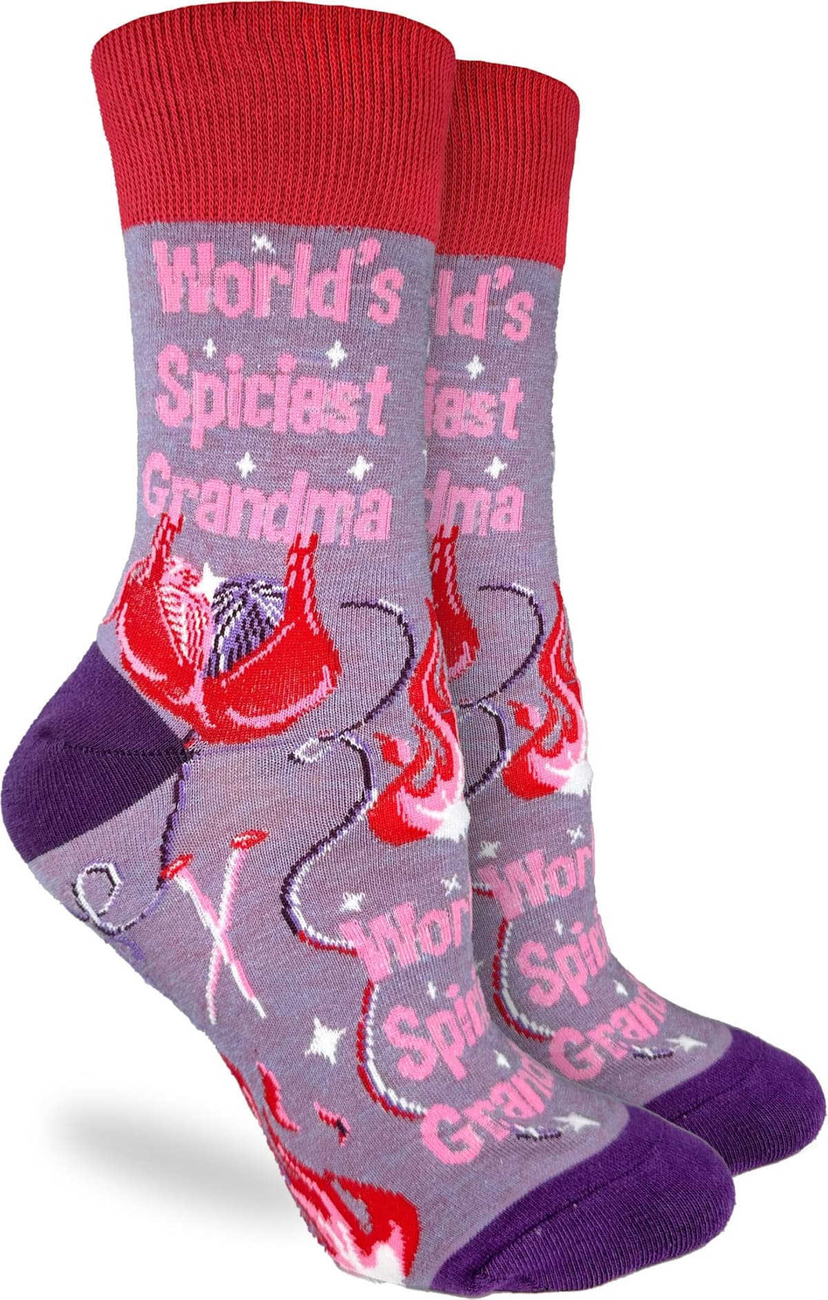 Good Luck Sock Women's Floral Dinosaurs Socks, Shoe Size 5-9 — view 114