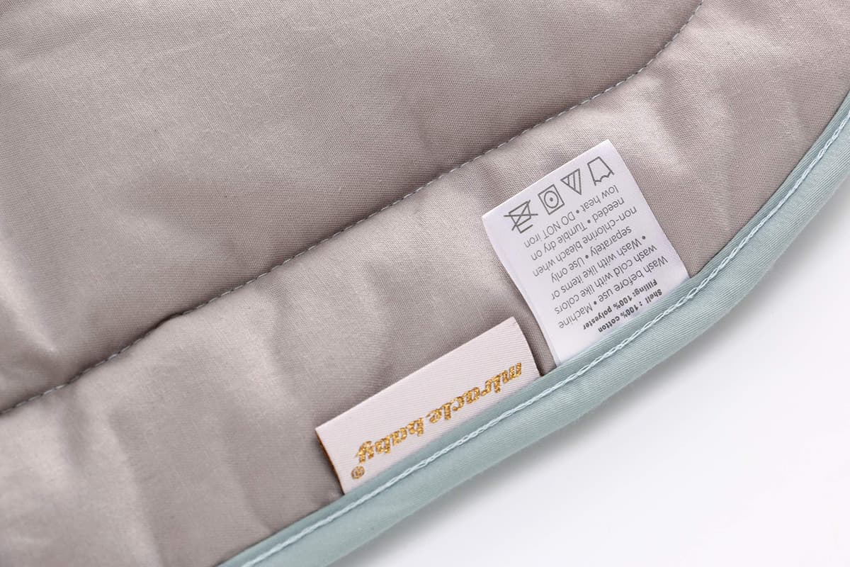 Miracle Baby Cojín Carro Bebe,Colchoneta Silla Paseo Universal Transpirable,Cojín Silla de Paseo para el Cochecito y Asiento de Carro, 100% Algodón (Gris Verde)