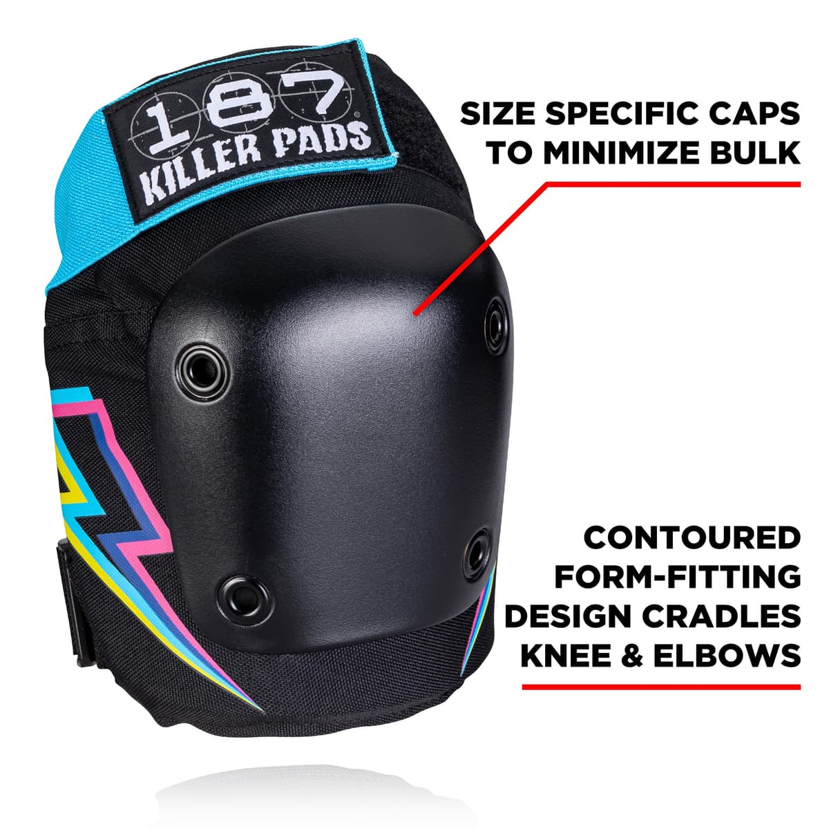 187 Killer Pads Rodilleras para patineta — view 2