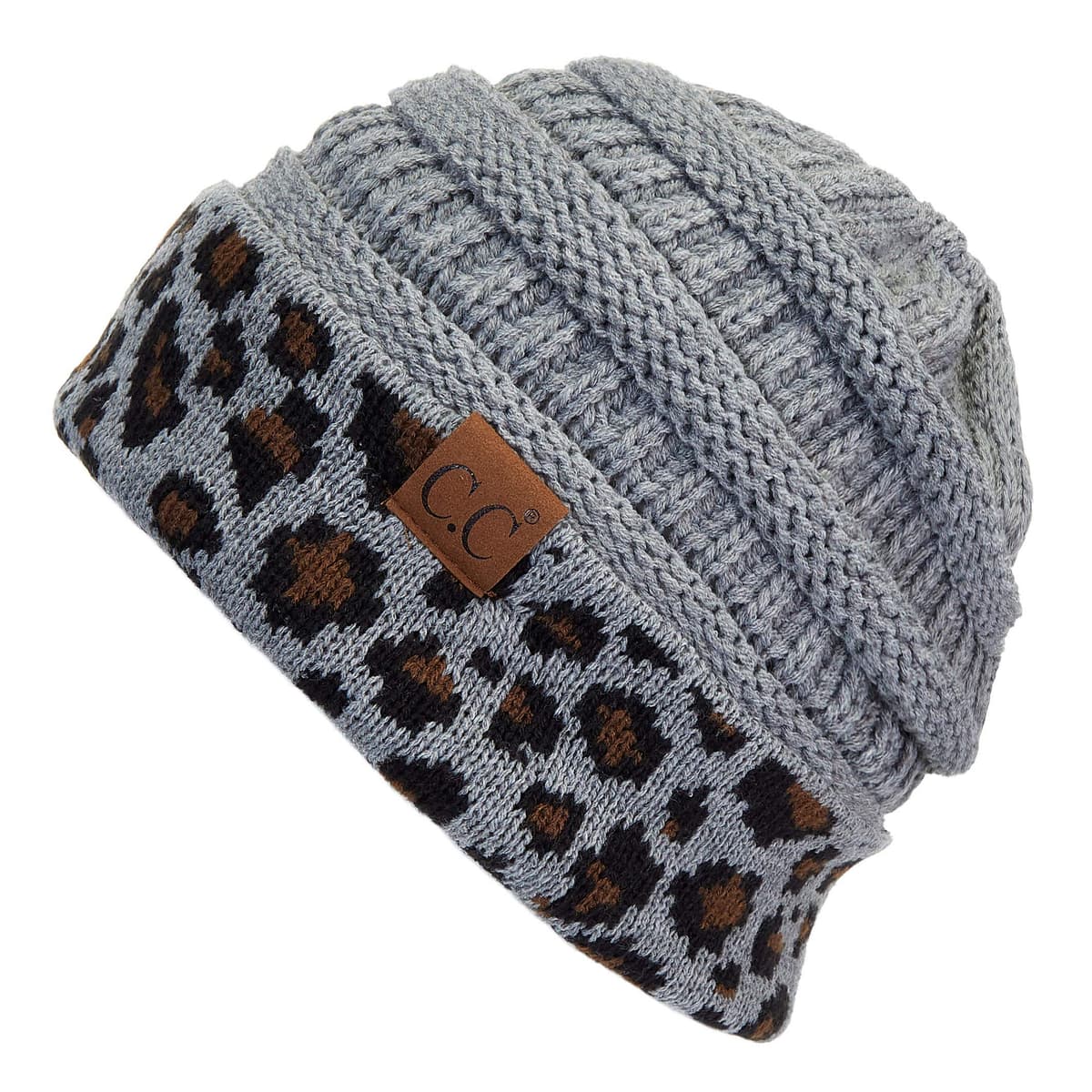 Warm Chunky Soft Stretch Cable Knit Beanie Skully — view 95