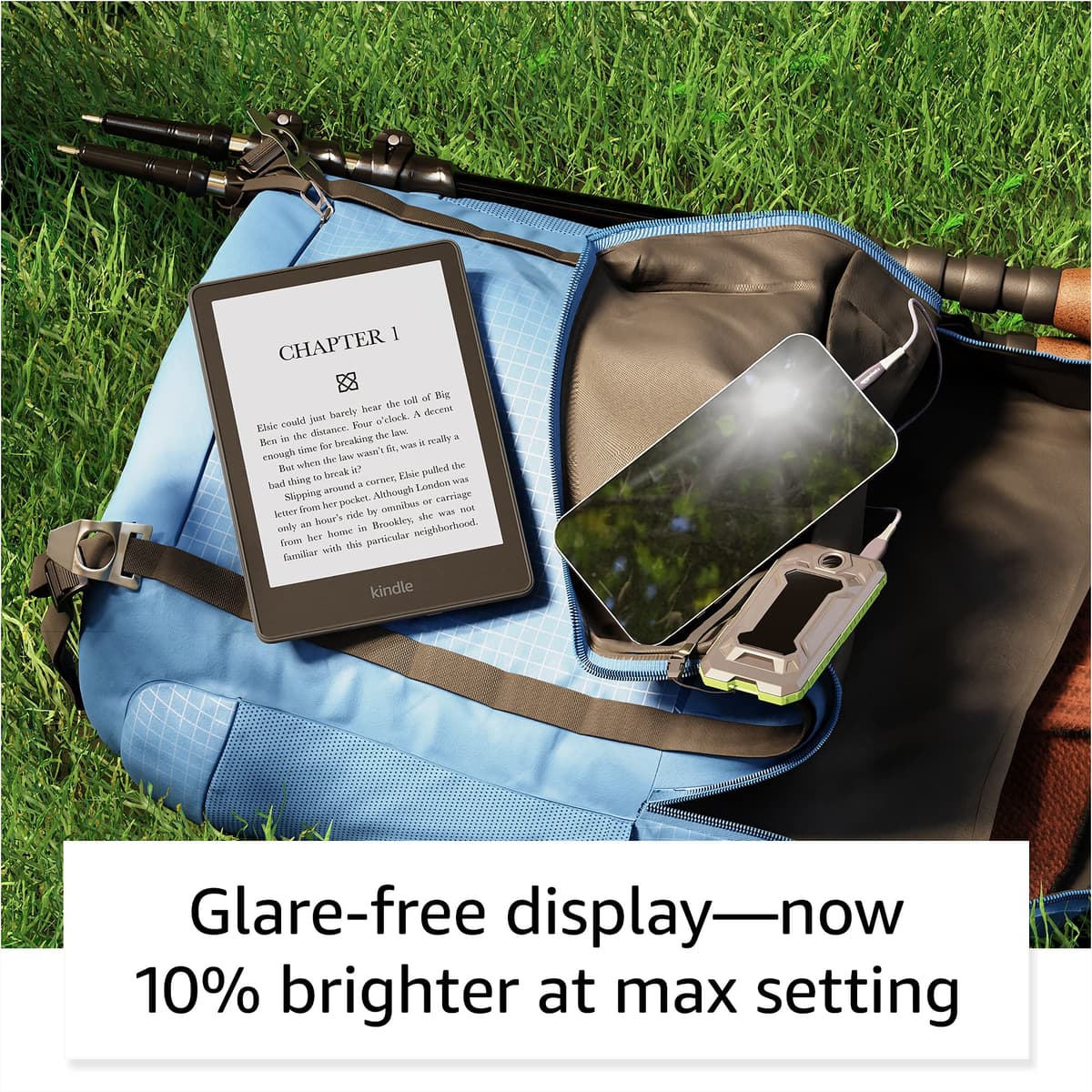 Kindle Paperwhite | 16 GB, now with a 6.8" display and adjustable warm light, with ads, agave green + Kindle Unlimited — view 3