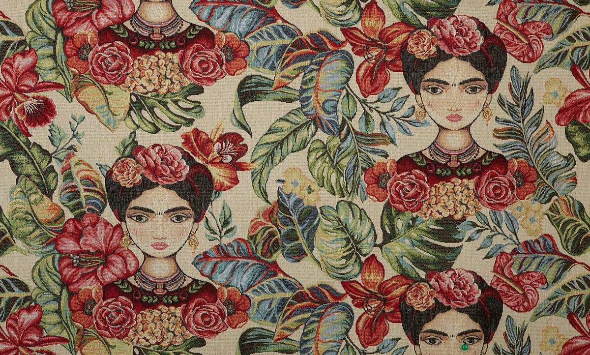 Kt KILOtela - Tela Tapicería, Jacquard Gobelino, Tapizar Sillas, Cojines, Cabecero, Sofá, Bolsos, Resistente al Desgaste, Costura, 100 cm Largo x 280 cm Ancho, Geométrico, Multicolor, 1 metro — view 19